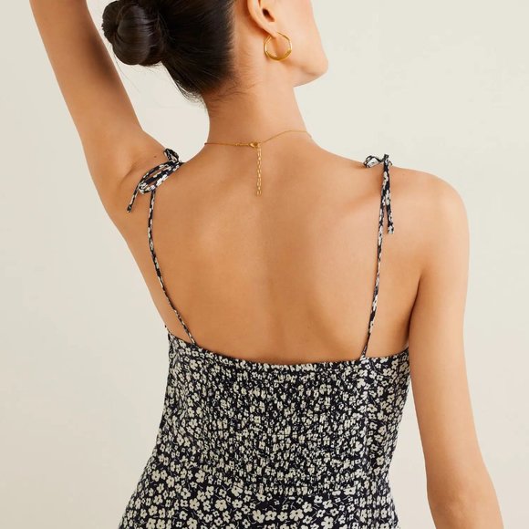 Mango Chiara Dress in Floral Navy - Picture 4 of 10